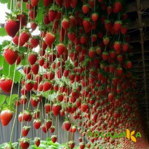 Клубника ампельная Анастасия купить по цене от 370р. в интернет-магазине «Посадика» с доставкой почтой в в Судаке и по всей России – [изображение №1].